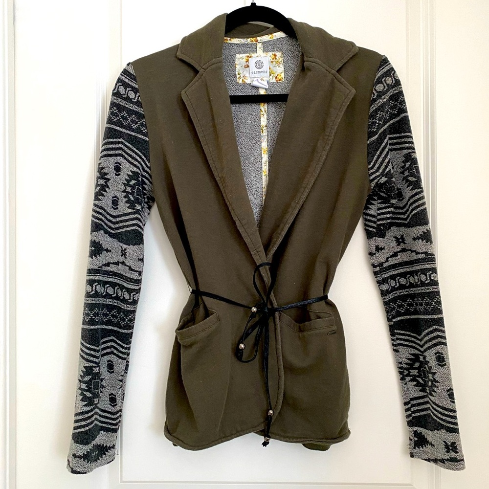 Element, Sweater style cardigan, size small